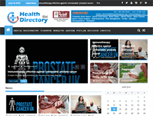 Tablet Screenshot of healthdirectorybotswana.com